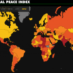 平和な国ランキング2012年、トップ10とワースト10：　日本は5位