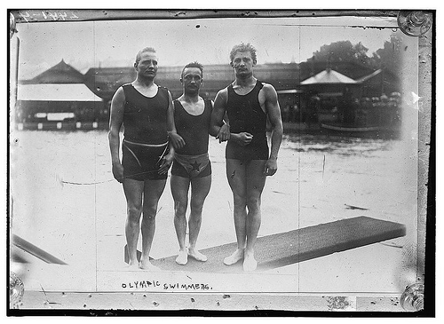 【画像】100年前のオリンピック代表選手たちはこんな感じだった – 1912年ストックホルム大会