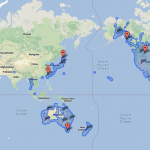 Googleストリートビューで閲覧可能な場所が一目でわかる世界地図