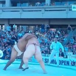 【動画】米国相撲オープンで元世界チャンプが190キロの巨体をボディースラム