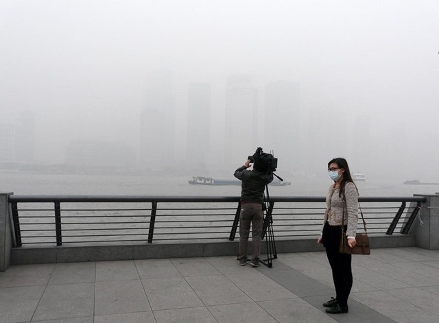 上海　大気汚染4.3