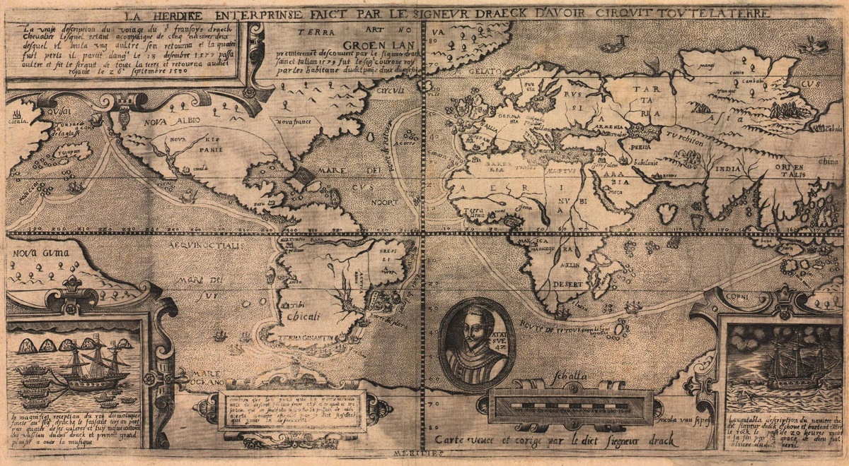 世界地図　1581年