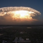 【画像】まるで核爆発、テキサス州上空に巨大な「スーパーセル」