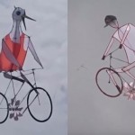 【動画】台湾の職人による「自転車の凧」が不気味で可愛くてすごい