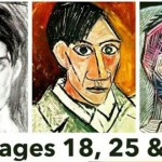パブロ・ピカソの自画像： 15歳から90歳まで